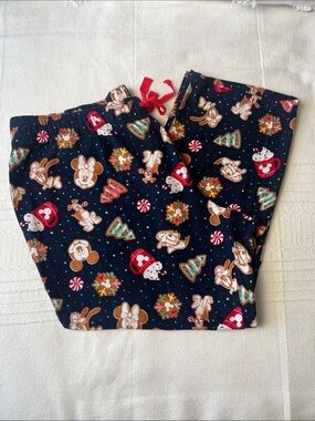 Women’s Navy Blue Holiday Character Pajama Pants